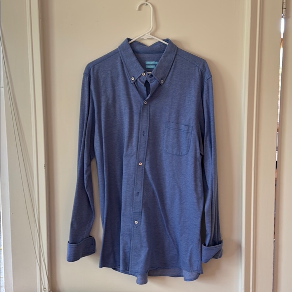 J.McLaughlin Heather Blue Shirt